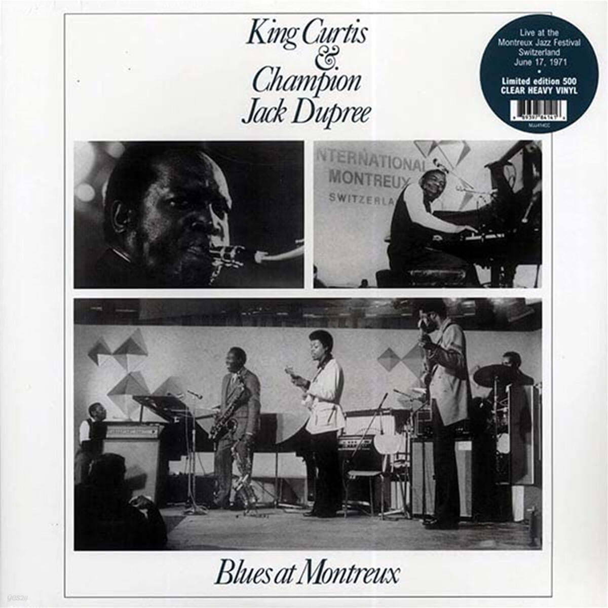 Champion Jack Dupree / King Curtis (챔피언 잭 듀프리 / 킹 커티스) -  Blues At The Montreux 1971 [투명 컬러 LP]
