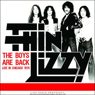 Thin Lizzy — Boys Are Back Live In Chicago 1976 앨범 커버
