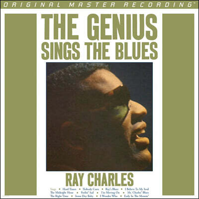 Ray Charles (레이 찰스) — The Genius Sings The Blues 앨범 커버