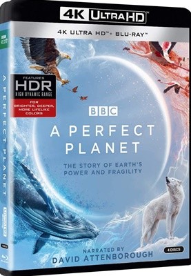 [4K 블루레이] 완벽한 지구 4K (4disc) (4K UHD + BD) (Perfect Planet) 