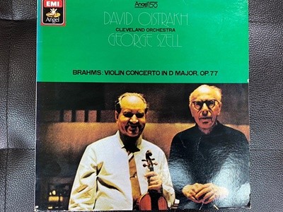 [LP] 오이스트라흐 - David Oistrakh - Brahms Violin Concerto in D Major, Op.77 LP [오아시스-라이센스반]
