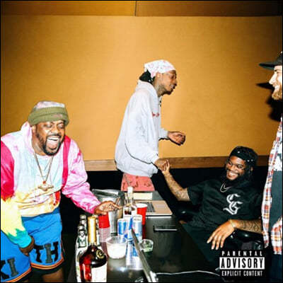 Girl Talk / Smoke DZA / Wiz Khalifa / Big K.R.I.T. — Full Court Press 앨범 커버