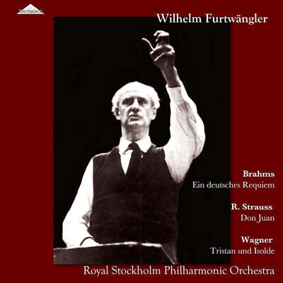 Wilhelm Furtwangler :   / Ʈ콺:  ' ־'  (Brahms: Ein Detusches Requiem / R.Strauss: Don Juan) [4LP]