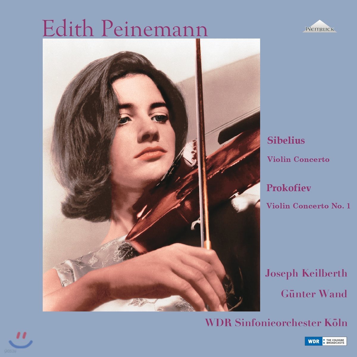 Edith Peinemann 시벨리우스 / 프로코피에프: 바이올린 협주곡 - 에디트 파이네만 (Sibelius / Prokofiev: Violin Concerto) [2 LP]