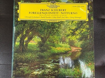 [LP] 크리스토프 에센바흐 - Christoph Eschenbach - Schubert Forellenquintett Notturno LP [빅튤립] [독일반]