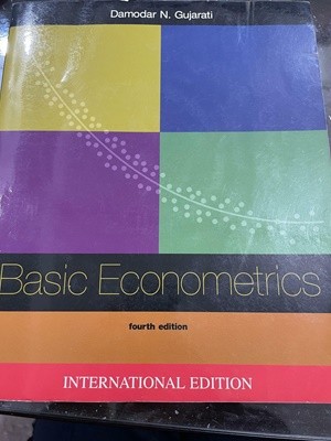 Basic Econometrics (forth edition) (기초 계량경제학) | Damodar N. Gujarati | INTERNATIONAL EDITION