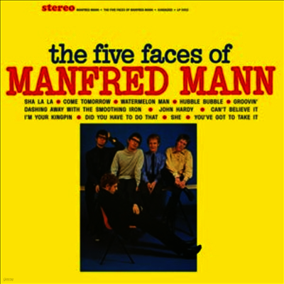 Manfred Mann — Five Faces Of Manfred Mann (Remastered) 앨범 커버