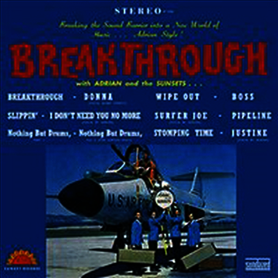 Adrian & The Sunsets — Breakthrough 앨범 커버