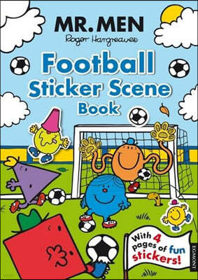 Mr. Men Football Sticker Scene