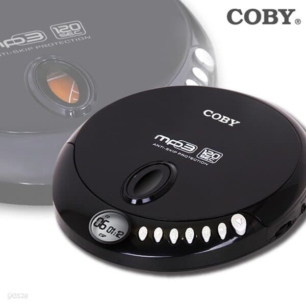 COBY 휴대용 포터블 경량 MP-CD527 블랙