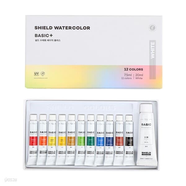 [쉴드]수채화물감세트 7.5mlx12색