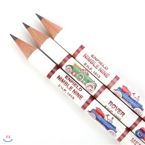 [VIARCO] Vintage Pencil 3pcs - Cars (ڵ)