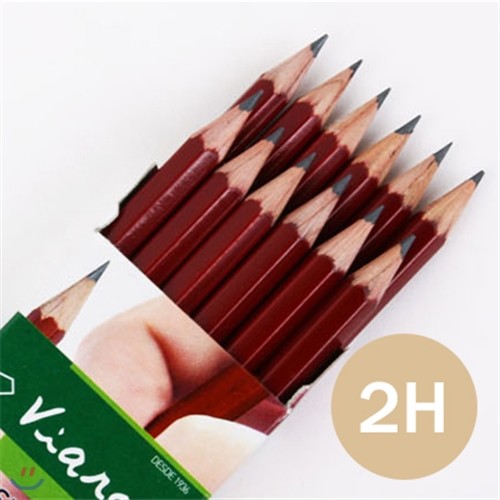 [VIARCO] Pencils(Ϲݿ) 12pcs 250 2H4