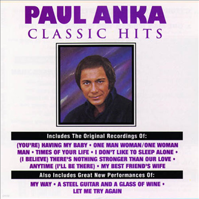 Paul Anka - Classic Hits (LP)