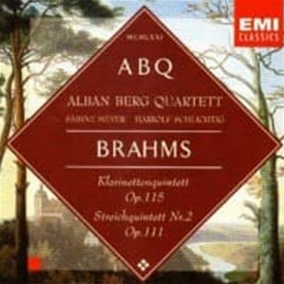 Sabine Meyer, Alban Berg Quartett / 브람스 : 클라리넷 오중주, 현악 사중주 2번 (수입/5567592)