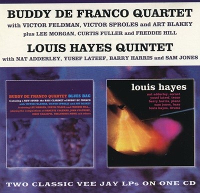 Buddy DeFranco Quartet, Louis Hayes Quintet - Two Classic Vee Jay LPs On One CD [스폐인발매]