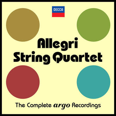 Allegri Quartet 알레그리 사중주단 Argo 전집 (Allegri String Quartet Complete Argo Recordings)