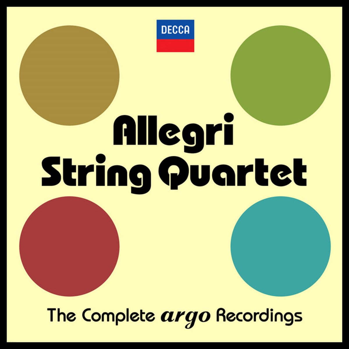 Allegri Quartet 알레그리 사중주단 Argo 전집 (Allegri String Quartet Complete Argo Recordings)