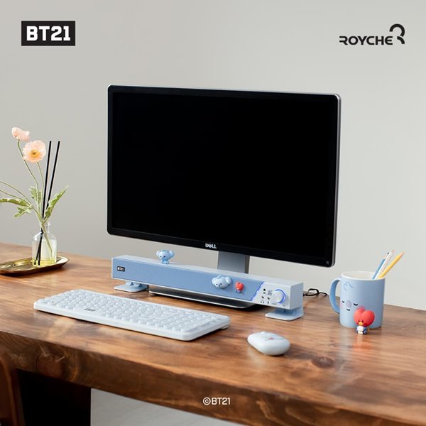 BT21 리틀버디 사운드바 usb스피커