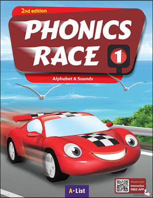 Phonics Race 1 (2/E) : Student Book with App / Workbook