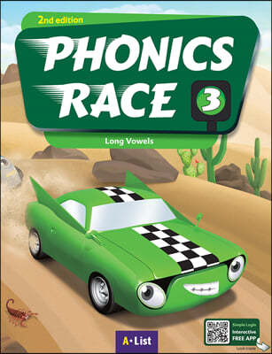 Phonics Race 3 (2/E) : Student Book with App / Workbook