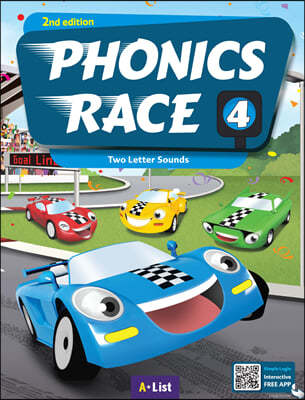 Phonics Race 4 (2/E): Student Book with App / Workbook