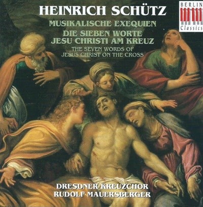 쉬츠 (Heinrich Schutz) : 십자가 위의 일곱말씀 (The Seven Words Of Jesus Christ On The Cross) - 아담 (Theo Adam), 슈라이어 (Peter Schreier) (독일발매)