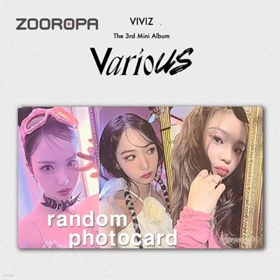 [새상품/A 포토카드] 비비지 VIVIZ VarioUS (정품/신나라)