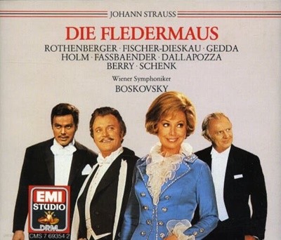 [수입][중고] Die Fledermaus Johann Strauss, JR  Wiener Philharminiker Boskovsky (2CD)