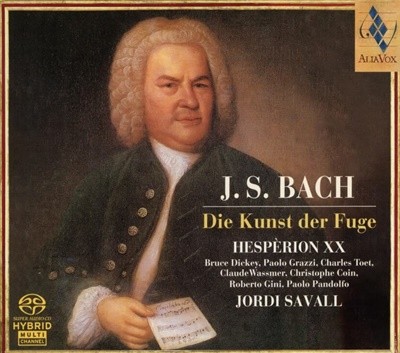 Bach : Die Kunst Der Fuge (푸가의 예술) - 사발 (Jordi Savall) (2 SACD) (유럽발매)