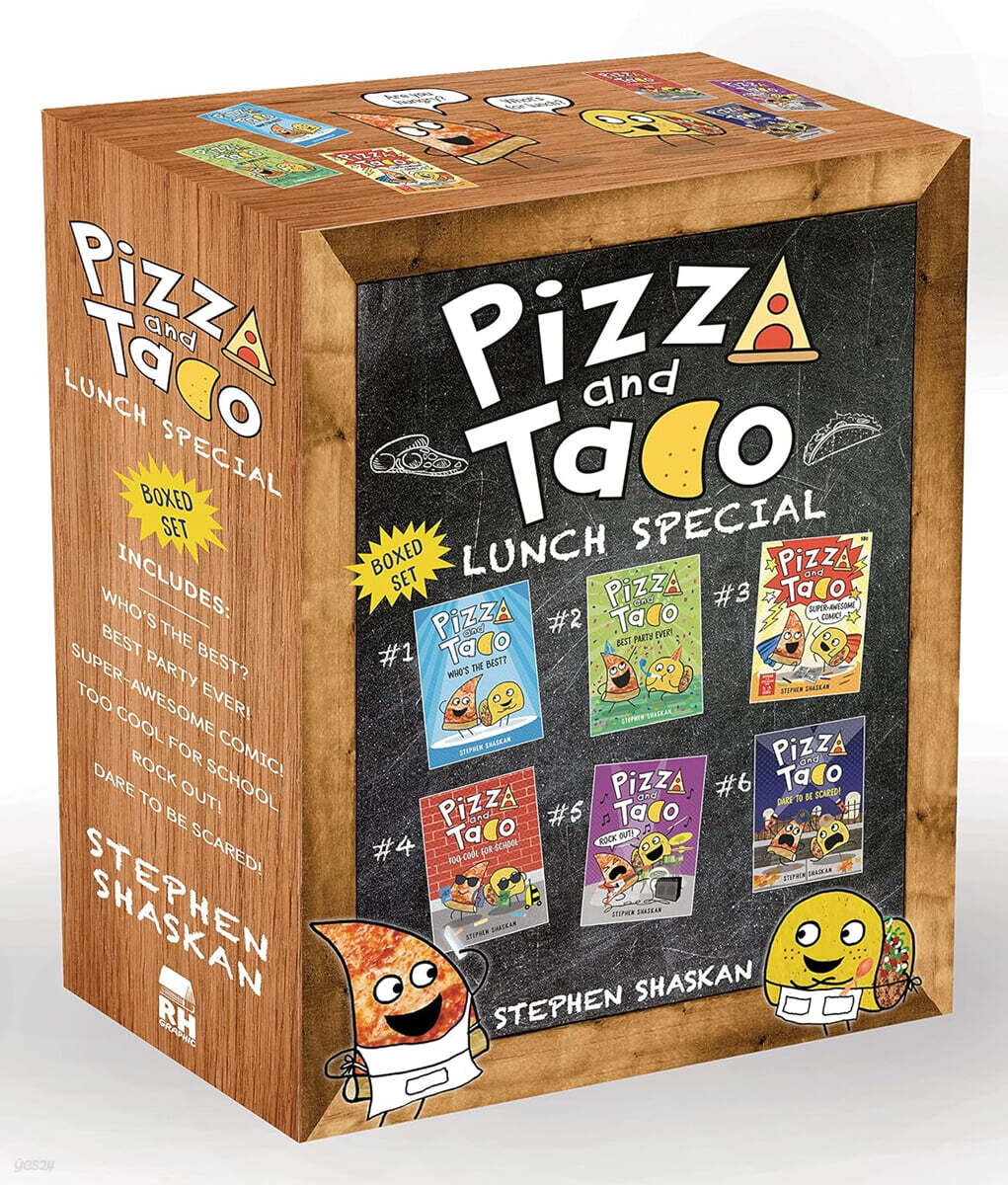 Pizza and Taco Lunch Special: 6-Book Boxed Set: Books 1-6 (a Graphic Novel Boxed Set)