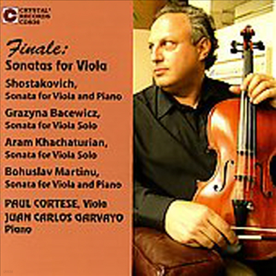 ǳ - Ÿںġ: ö ҳŸ, ü:  ö ҳŸ, :  ö ҳŸ, Ƽ: ö ҳŸ (Finale: Sonatas for Viola)(CD) - Paul Cortese