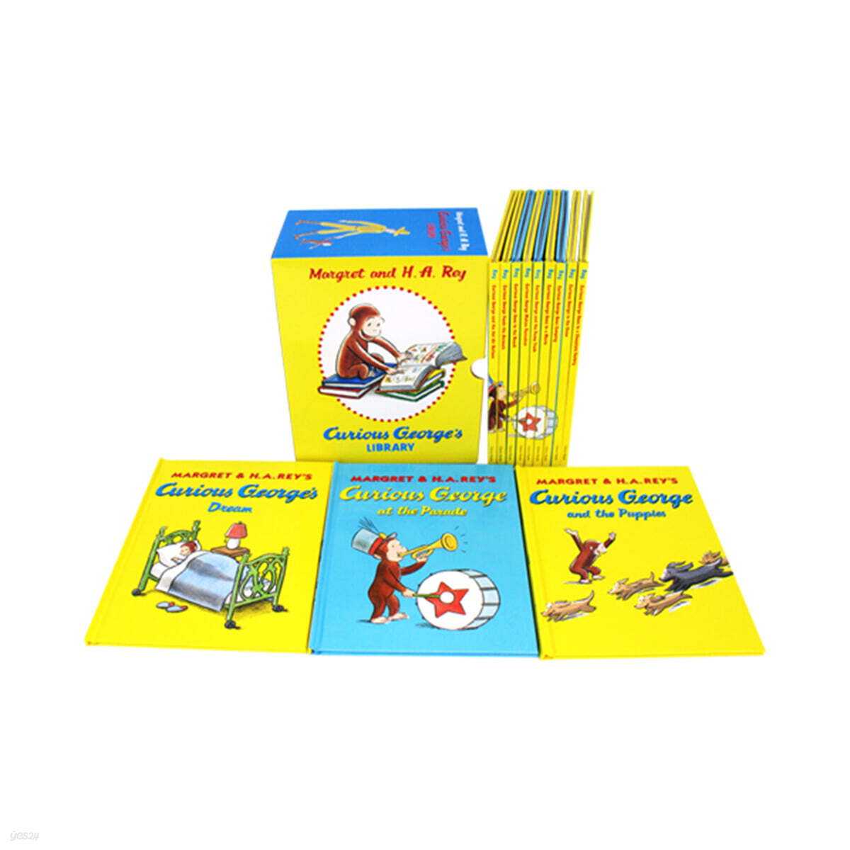 큐리어스 조지 12권 박스세트 : Curious George`s Library 12 Books Stories Box Set