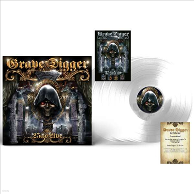 Grave Digger - 25 To Live (Crystal Clear Vinyl 4LP Box Set)