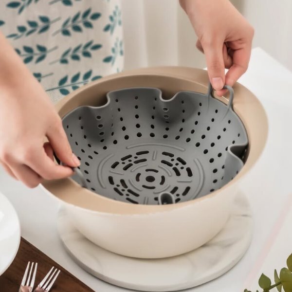 국산 플라이토 실리콘 다용도 찜기