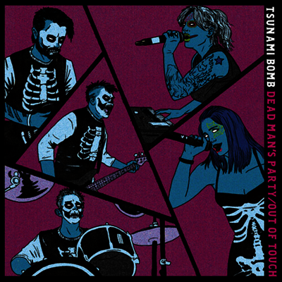 Tsunami Bomb — Dead Man's Party / Out Of Touch 앨범 커버