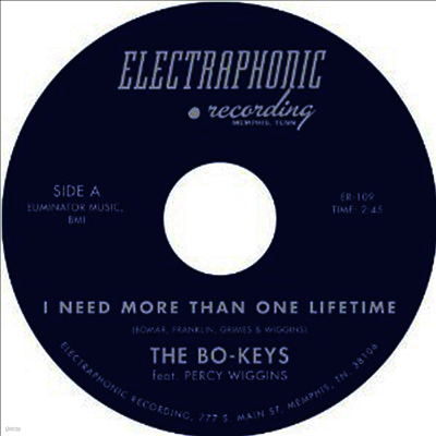 Bo-Keys — Need More Than One Lifetime (7" Single) 앨범 커버