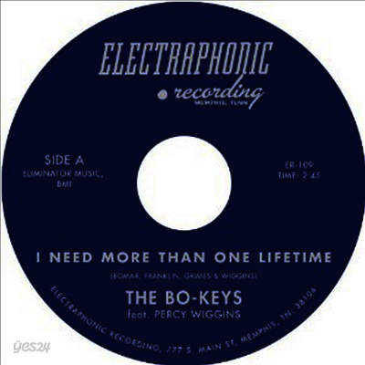 Bo-Keys - Need More Than One Lifetime (7" Single)(LP)