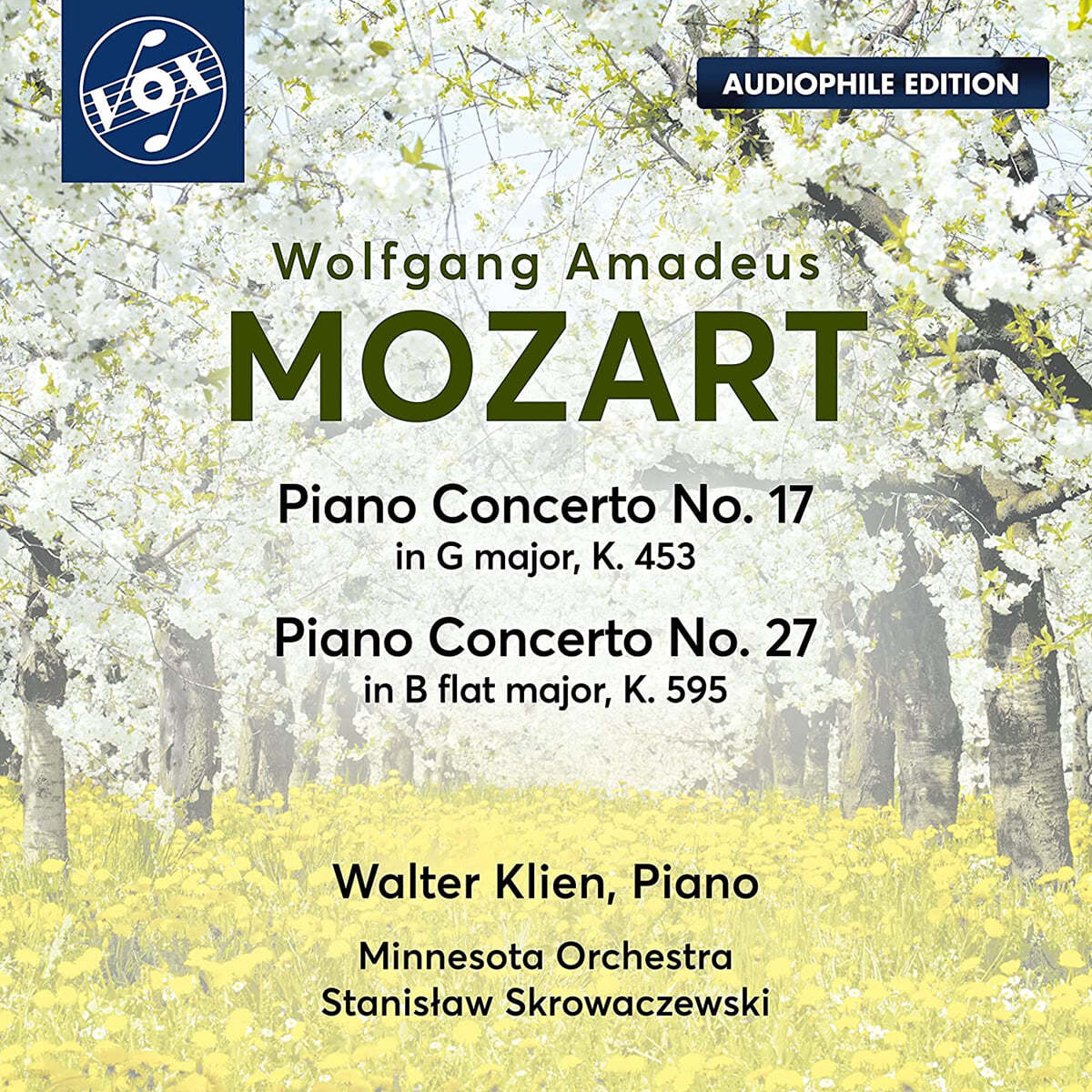 Walter Klien 모차르트: 피아노 협주곡 17, 27번 (Mozart: Piano Concertos Nos. 17 &amp; 27