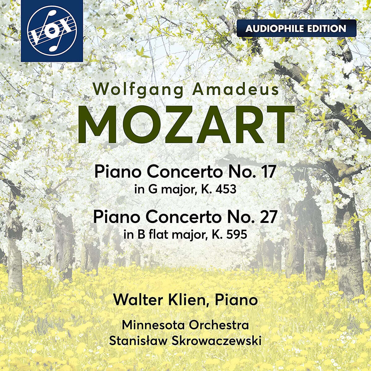 Walter Klien 모차르트: 피아노 협주곡 17, 27번 (Mozart: Piano Concertos Nos. 17 & 27