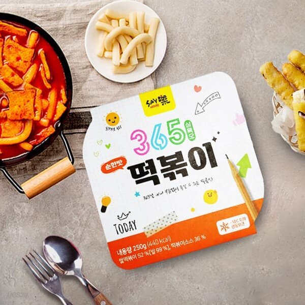 [분식나라] 365 떡볶이(순한맛) 250gx5팩 - YES24