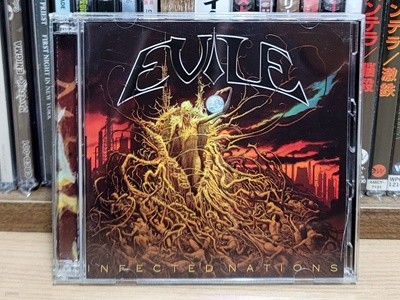 (수입 CD+DVD 한정반) Evile - Infected Nations