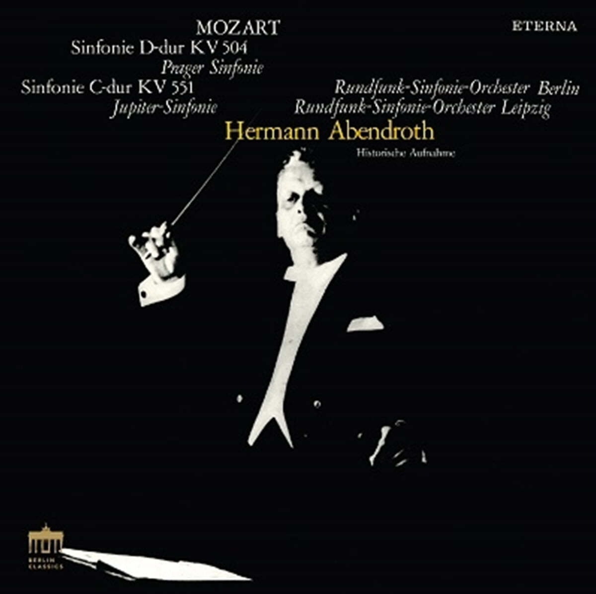 Hermann Abendroth 모차르트: 교향곡 33번, 35번 '하프너', 38번 '프라하', 41번 '주피터', 디베르티멘토