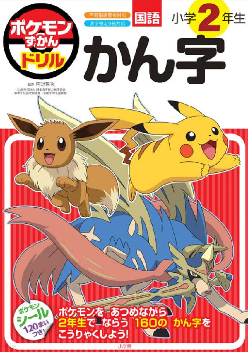 ポケモンずかんドリル 小學2年生 かん字
