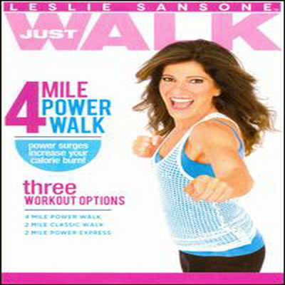 Leslie Sansone: 4 Mile Power Walk ( ) (ڵ1)(ѱ۹ڸ)(DVD)(2012)