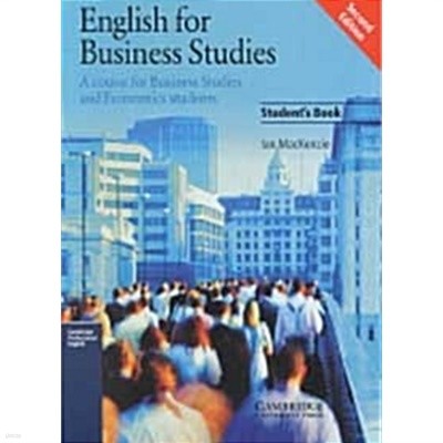 English for Business Studies Student's book : A Course for Business Studies and Economics Students (Paperback, 2 Student ed) ㅣ Cambridge Professional English 9  