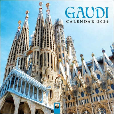 The Gaudi Wall Calendar 2024 (Art Calendar)
