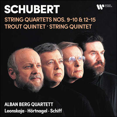 Alban Berg Quartet Ʈ:  , , "۾" (Schubert: String Quartets, Trout Quintet, String Quintet)