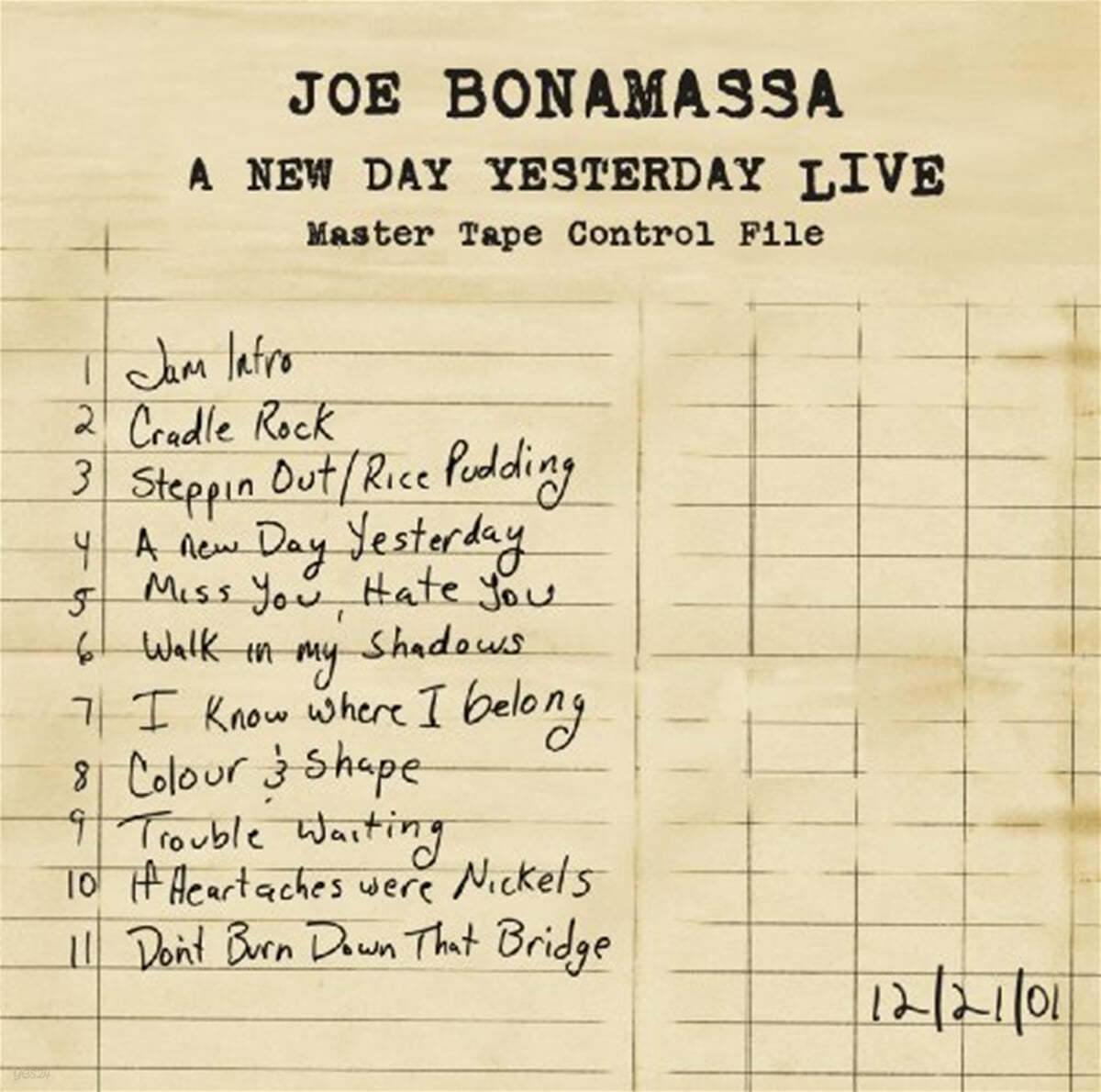 Joe Bonamassa (조 보나마사) - A New Day Yesterday Live [2LP]