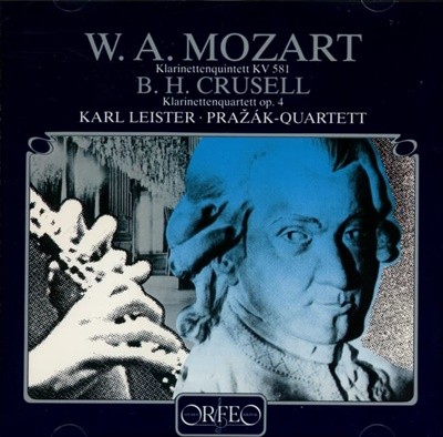 Mozart , Crusell : Klarinettenquartett Op. 4 (클라리넷 5중주) - 프라작 사중주단 (Prazak Quartet) (독일발매)